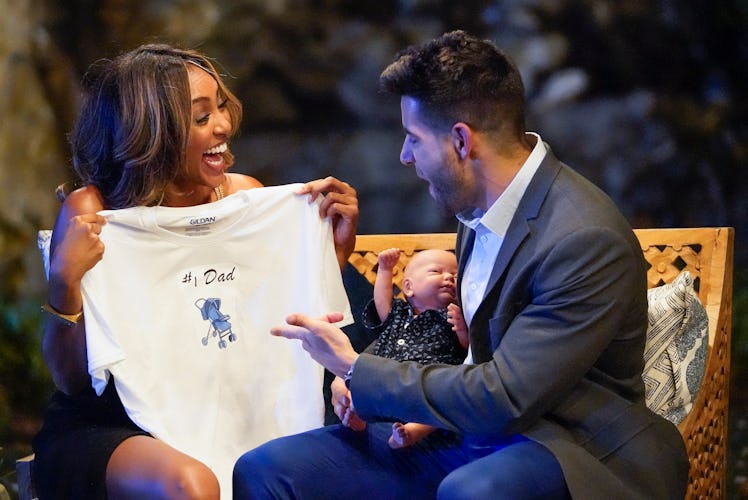 Tayshia and Ed and the baby on 'The Bachelorette'