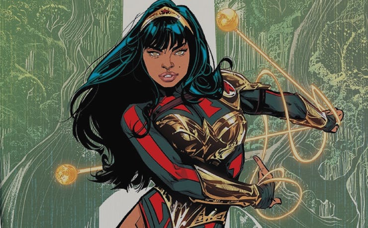 The cover of the Wonder Woman comic book