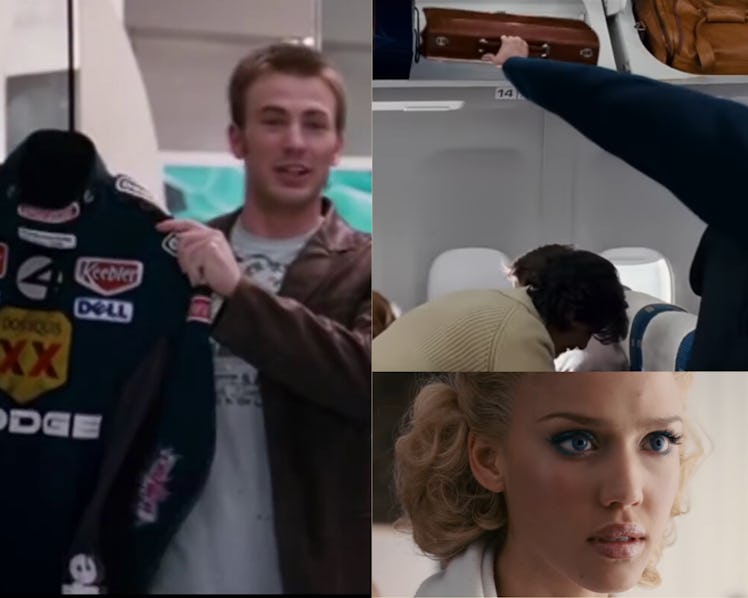 Collage of scenes from Fantastic Four movie