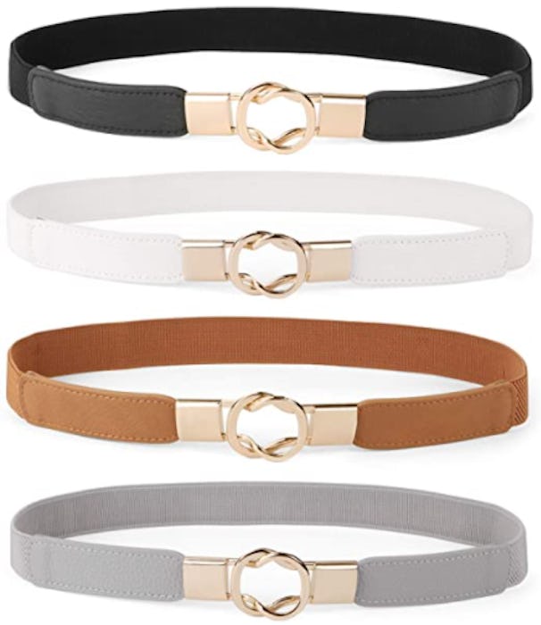 WERFORU Skinny Belts (Set of 4)