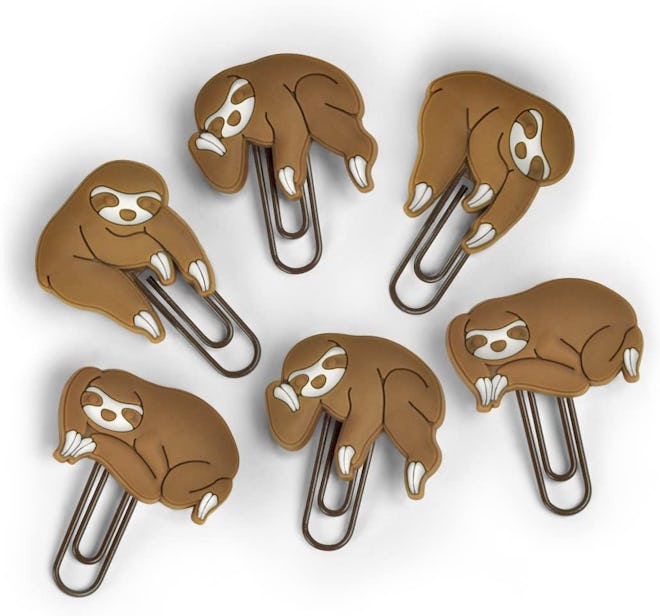 Fred SLOTHS ON A VINE Picture Hangers, Set of 6