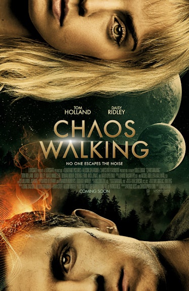 chaos walking poster tom holland daisy ridley new movie