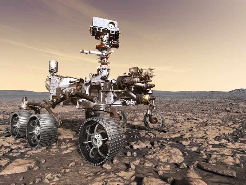 perseverance rover artist concept
