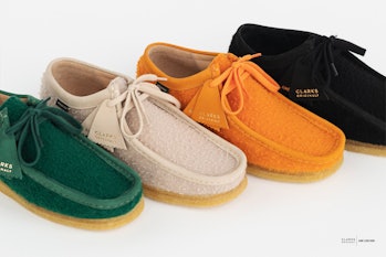 sengetøj vanter Tryk ned These Clarks Wallabee shoes look like your favorite shaggy sweater