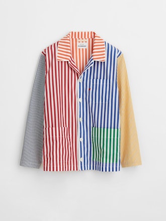 P'Jimmies Sleep Shirt in Scrambled Stripes