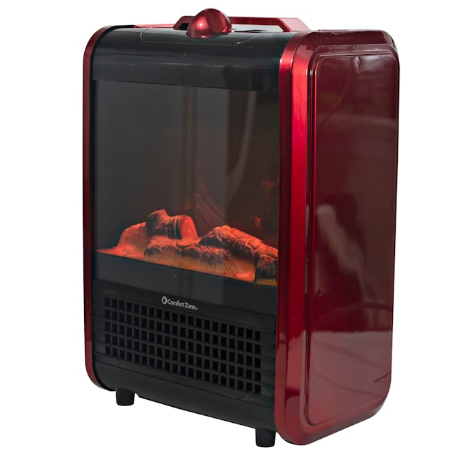 Comfort Zone 120 VAC Mini Portable Electric Fireplace Heater