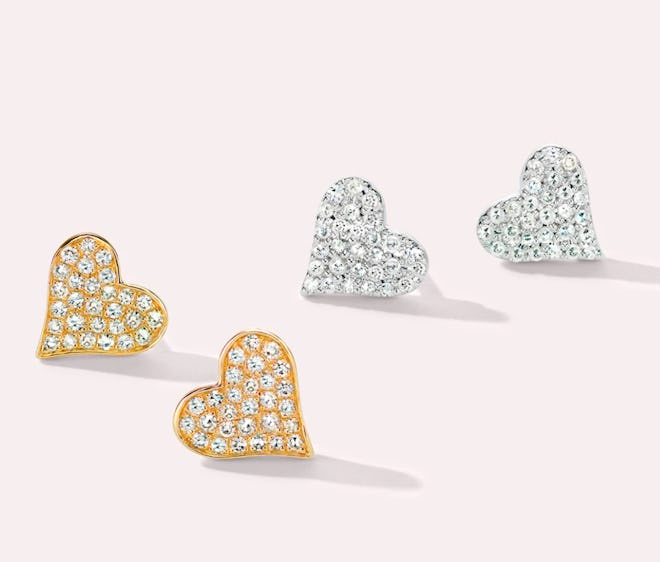 Heartfelt Diamond Earrings Set