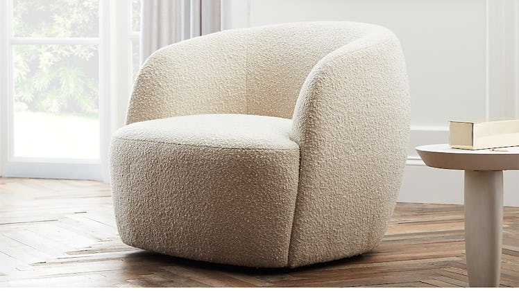 Gwyneth Ivory Boucle Chair