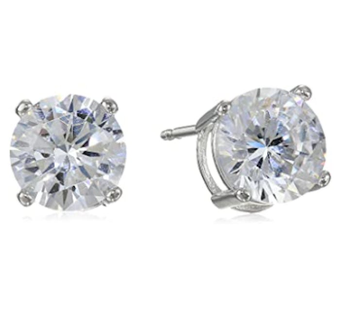 Amazon Essentials Cubic Zirconia Stud Earrings