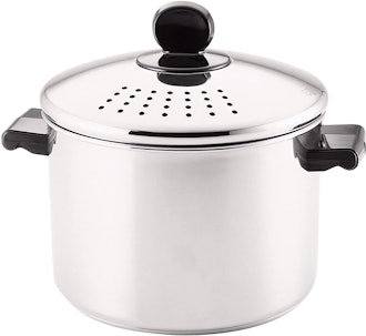 Farberware Classic Series Stainless Steel Covered Straining Stockpot with Lid