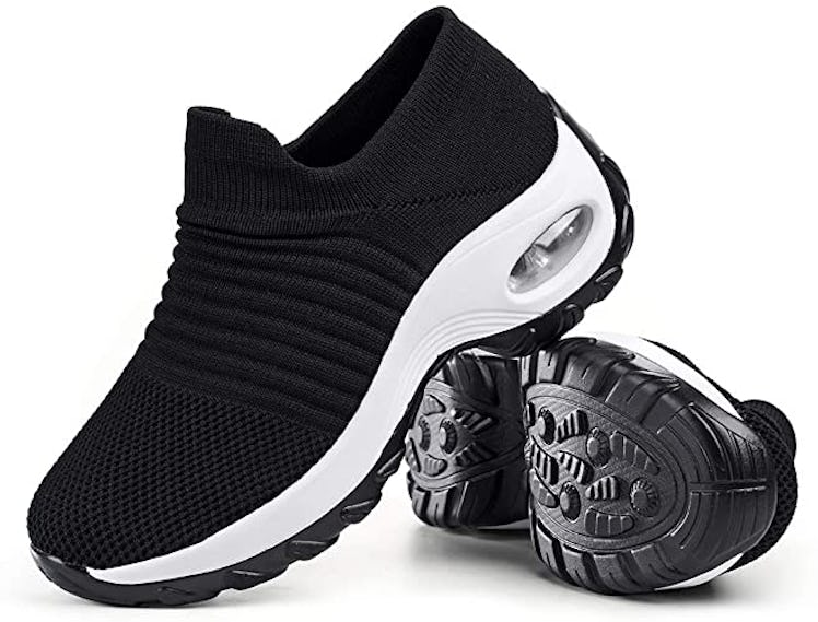 Slow Man Mesh Slip On Walking Shoes 