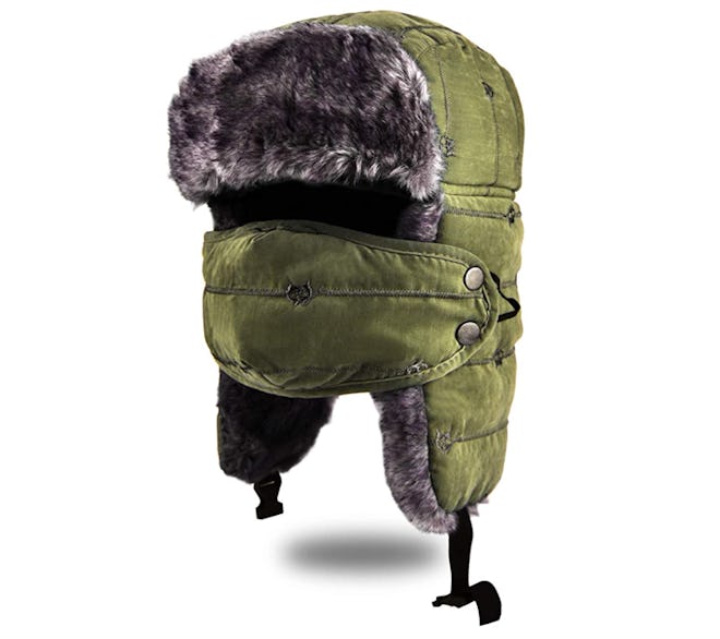 BROTOU Winter Trapper Hat With Mask Cover
