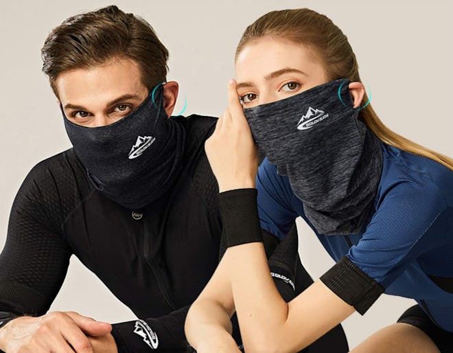 Goldenguy Neck Gaiter Face Mask With PM2.5 Filters 