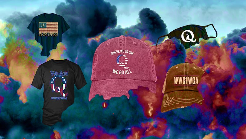 QAnon merch goes a long way in legitimizing the conspiracy theory, say experts. It also enriches the...
