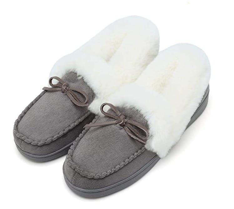 FANTURE Women’s Moccasin Slippers 