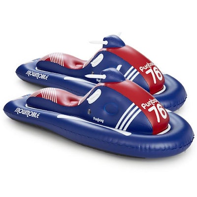 INFLATABLE SNOWMOBILE SNOW SLED - 2 PACK
