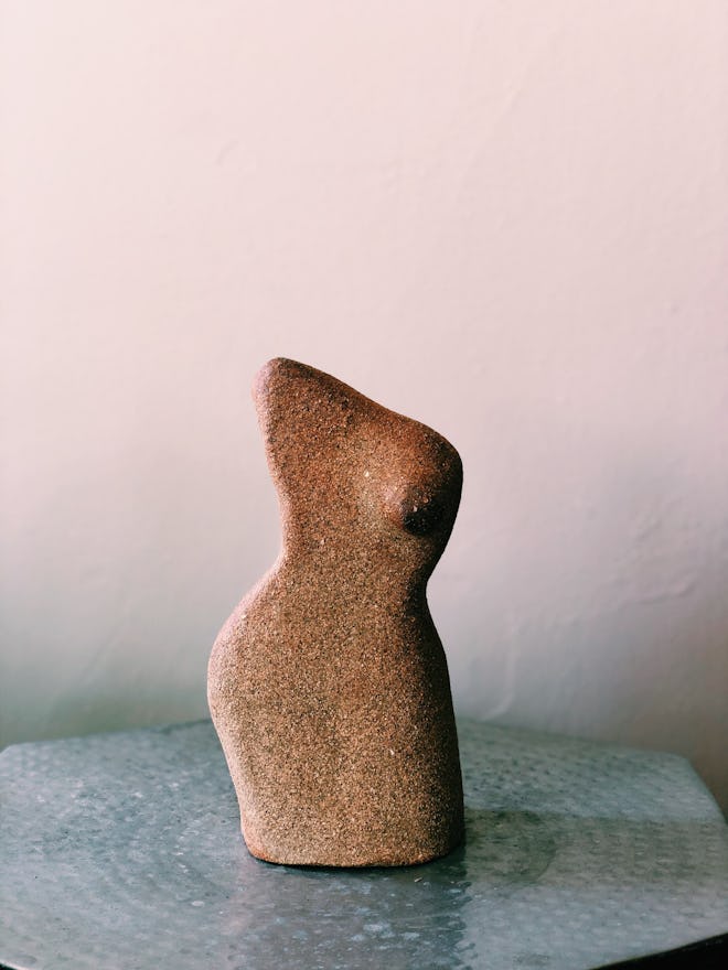 "Minimal Standing" Textured Sculpture 