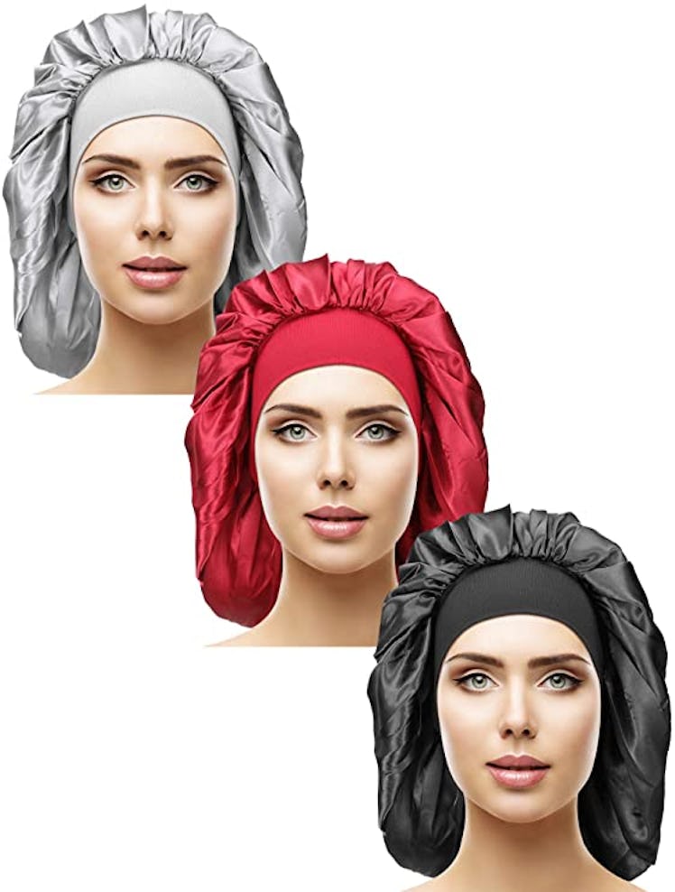 Satin Sleep Cap (3-Pieces)