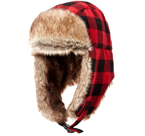 Amazon Essentials Men’s Trapper Hat With Faux Fur