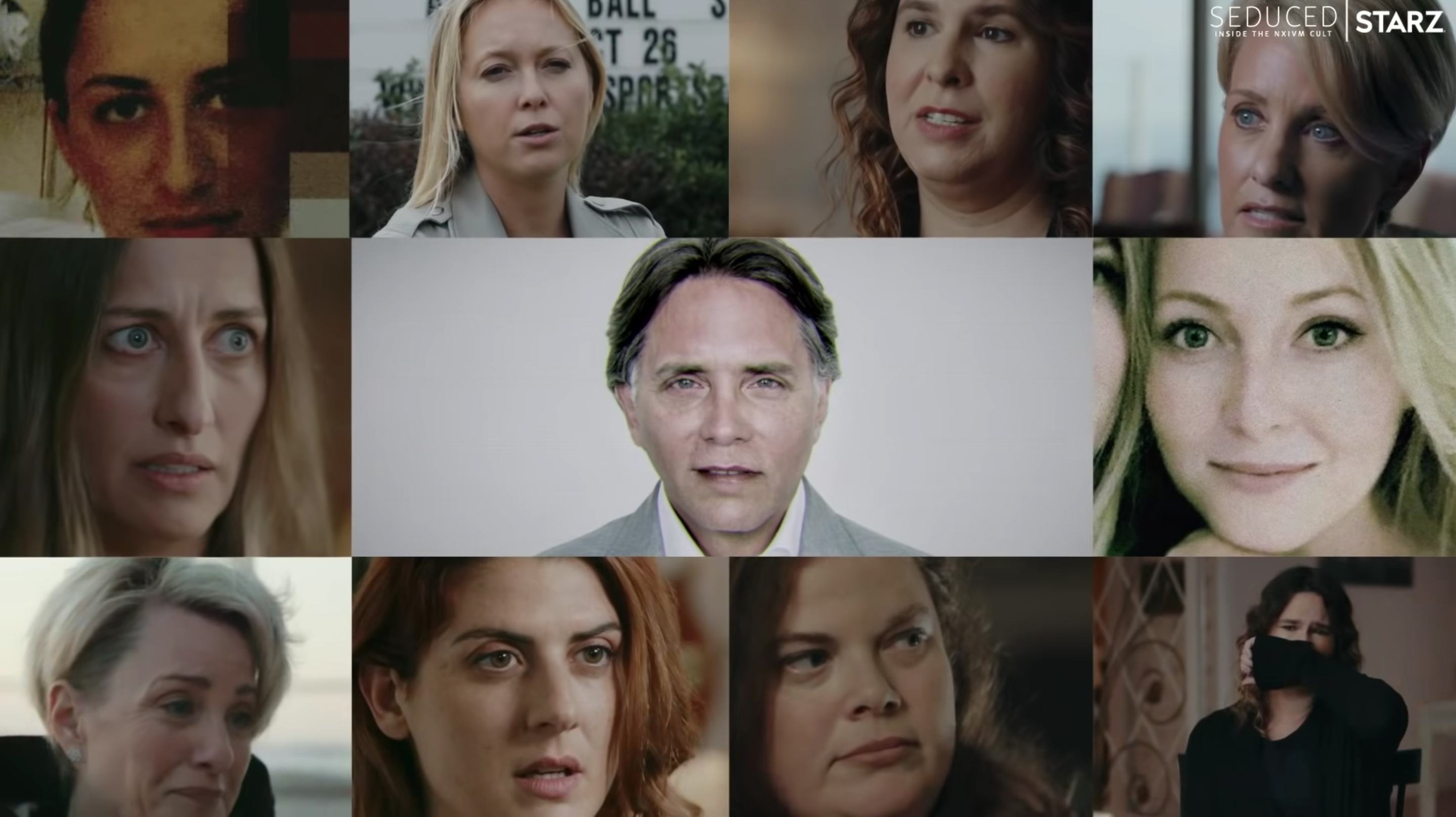 Collage of NXIVM docuseries