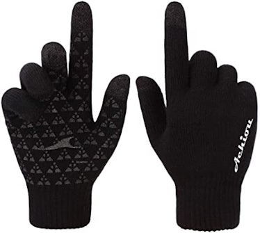 Achiou Touchscreen Winter Knit Gloves 