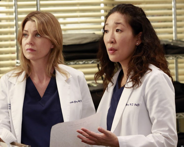 Meredith and Cristina on 'Grey's Anatomy'