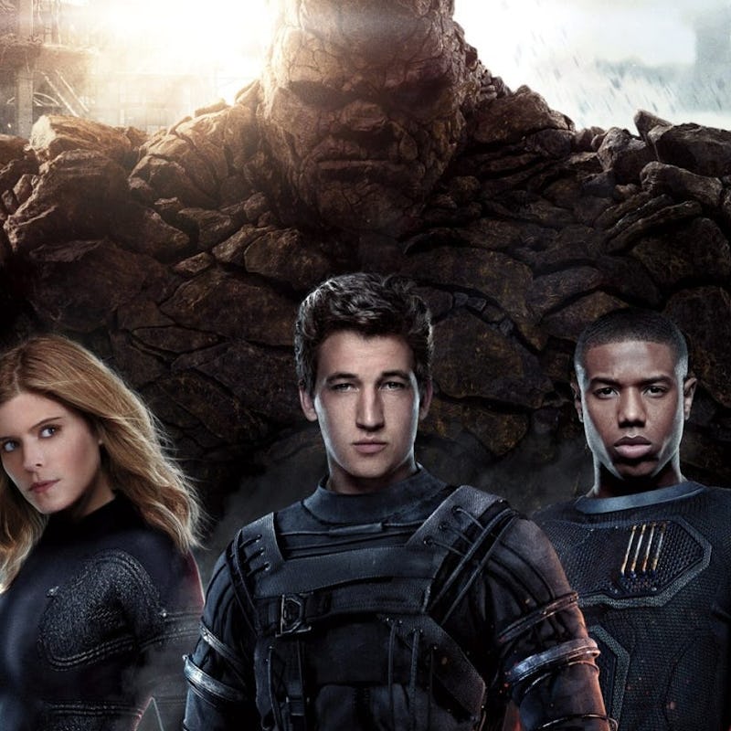 Four main Fantastic Four characters on a poster