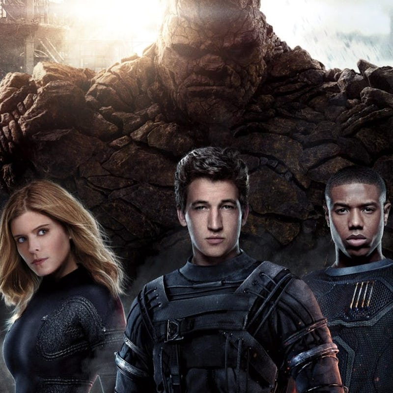 Four main Fantastic Four characters on a poster
