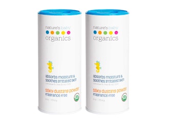 Nature's Baby Organics Baby Powder, 4 Oz. (2-Pack)
