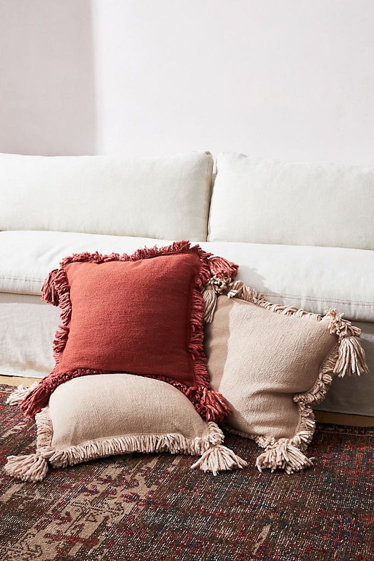 Amber Lewis for Anthropologie Fringed Joshua Pillow