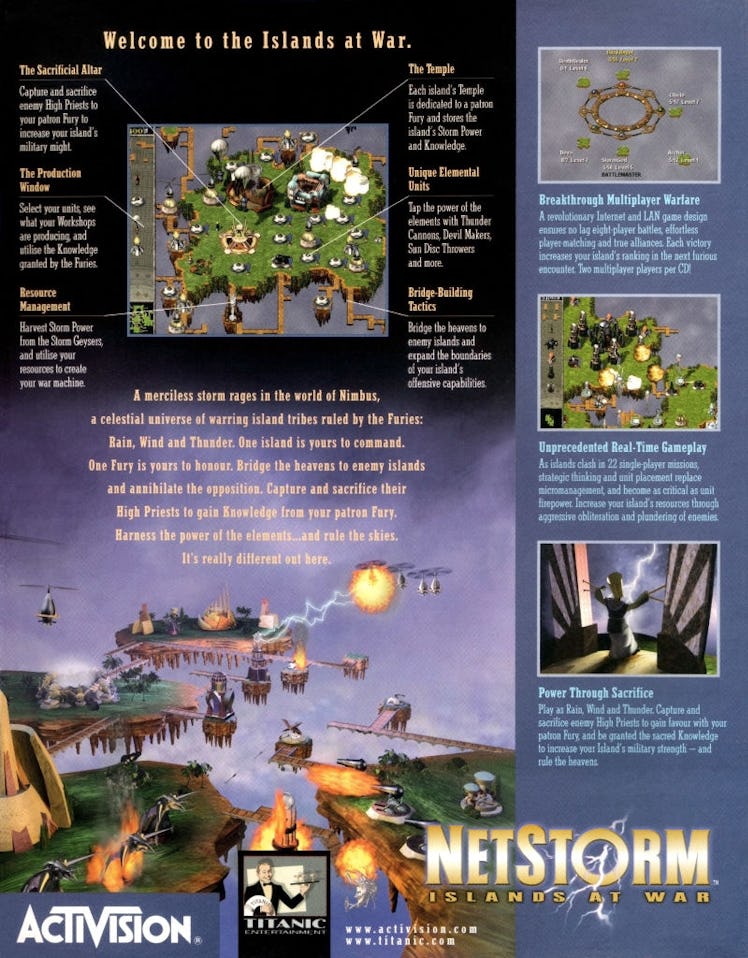 Activision's 'NetStorm: Island at War' actually included an early version of a Prestige system