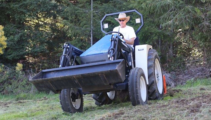 The eUtility electric tractor is a fully-electric tractor built in the United States.