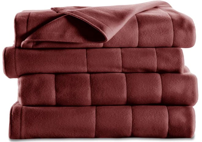 Sunbeam Quilted Fleece Heated Blanket (Queen)