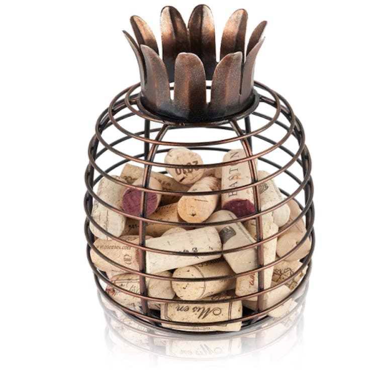 True Juice Pineapple Wine Cork Holder