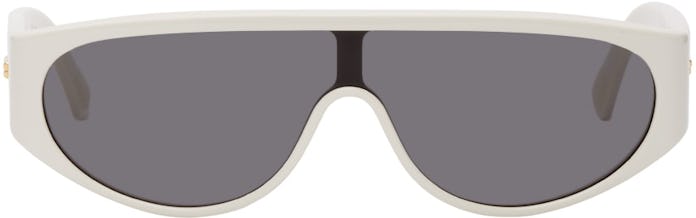 Bottega Veneta White Mask Sunglasses