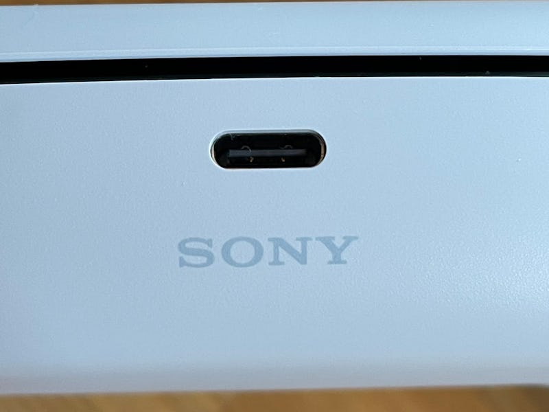 The "Sony" logo some PlayStation 5's controllers is slightly misaligned.