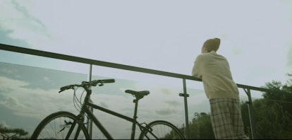 A screenshot from BTS' "Life Goes On" music video.