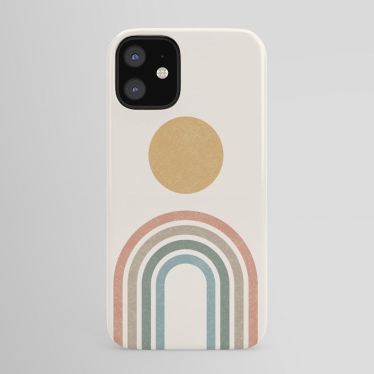 Mid-Century Modern Rainbow iPhone Case