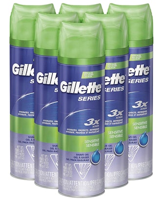 Gillette Series Sensitive Shave Gel (6-Pack)