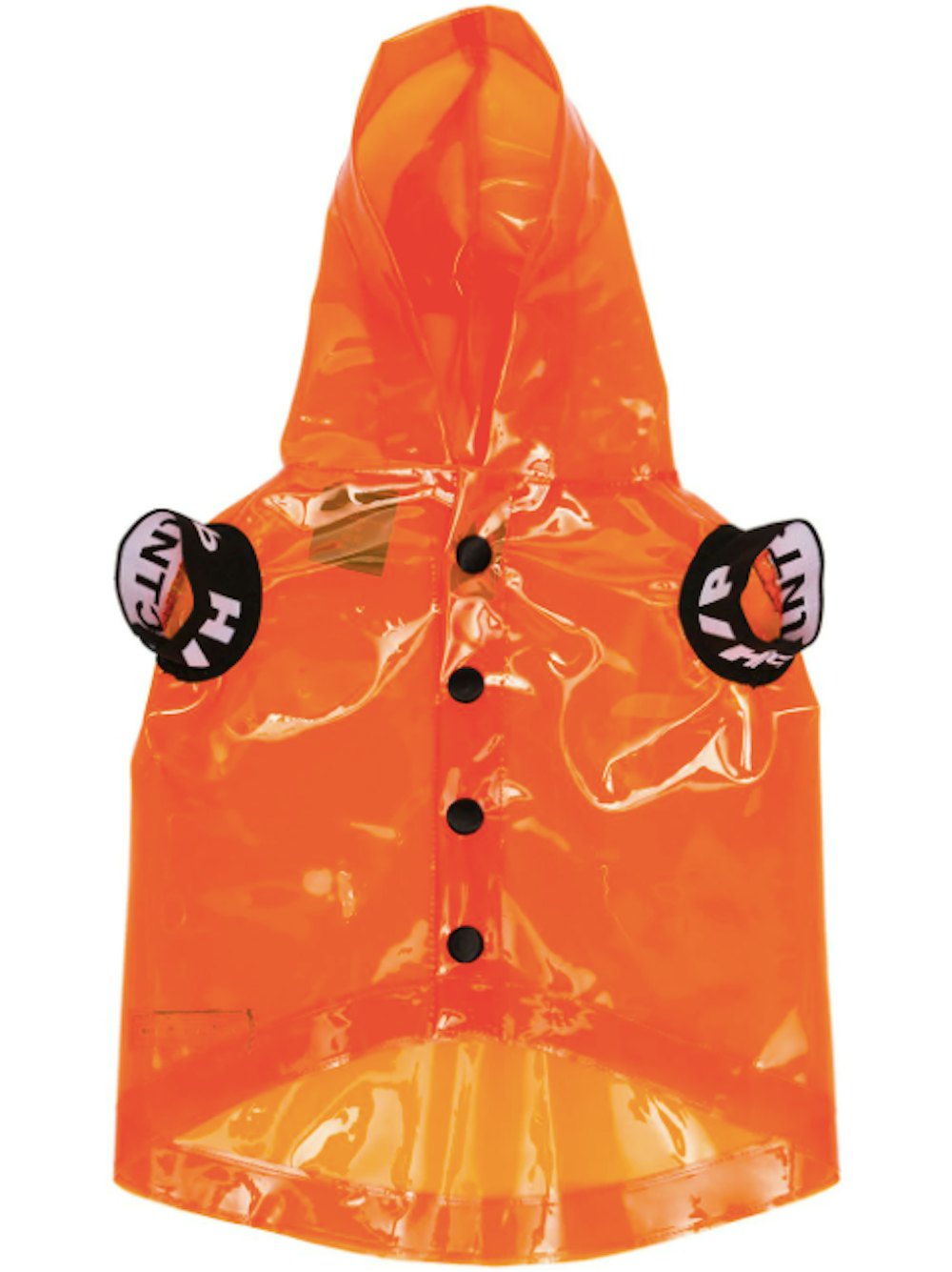 x V.I.P. transparent dog raincoat