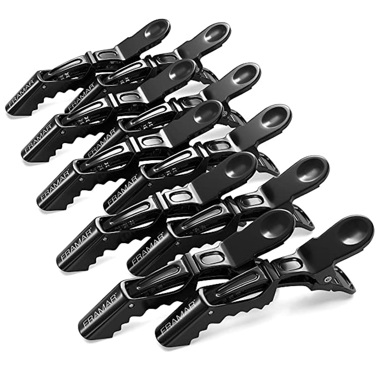 Framar Black Nonslip Hair Clips (10-Pack)