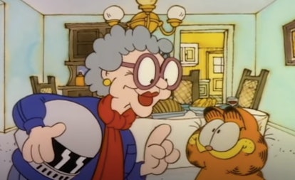 Grandma Arbuckle and Garfield