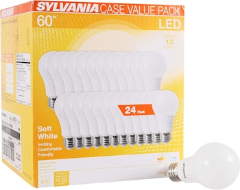 SYLVANIA Soft White LED Light Bulbs (24-Pack)