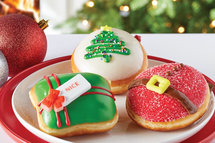Krispy Kreme is releasing two new holiday doughnuts for 2020. 