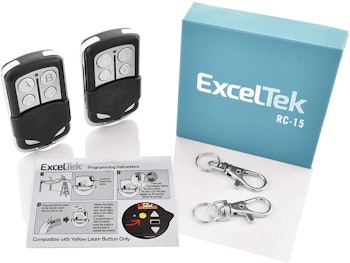 ExcelTek Garage Door Remote Controls