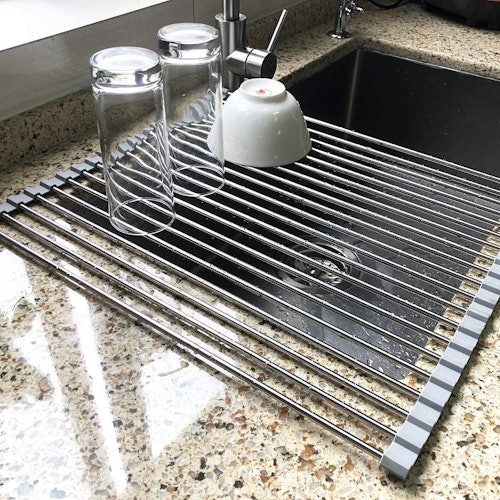Tomorotec Roll Up Dish Drying Rack