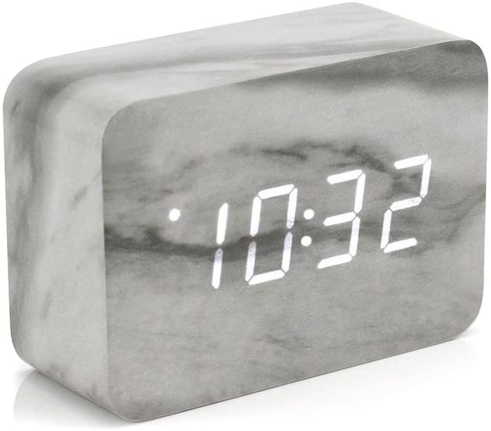 Oct17 Marble Pattern Alarm Clock
