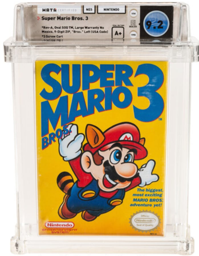 Super Mario Bros 3 auction