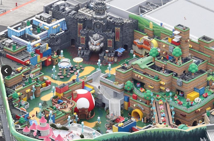 Super Nintendo Land aerial view 2