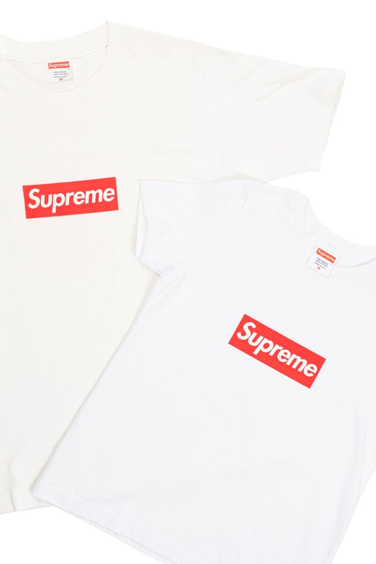 Jew within Fearless You can own every Supreme 'Box Logo' T-shirt ever made for only $2 million